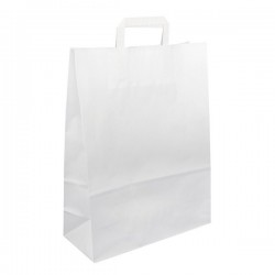 Papírová taška bílá Topcraft 32x14x42