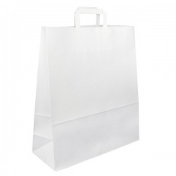Papírová taška bílá Topcraft 40x16x45