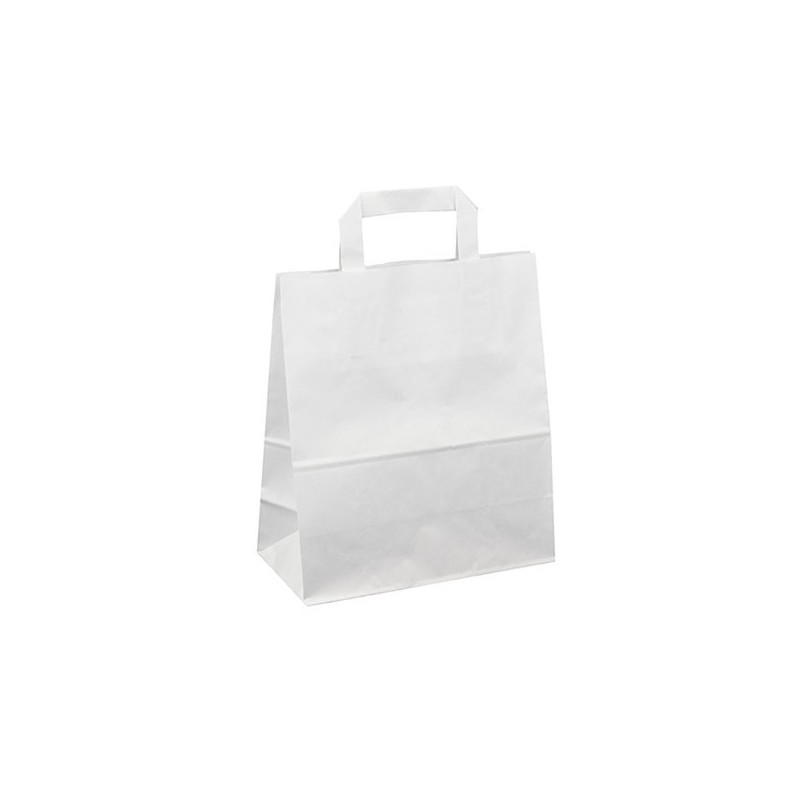 Papírová taška bílá Krafter 22x11x25 Papírová taška bílá Krafter 22x11x25