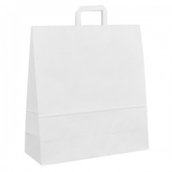 Papírová taška bílá ExtraKRAFT 45x17x48