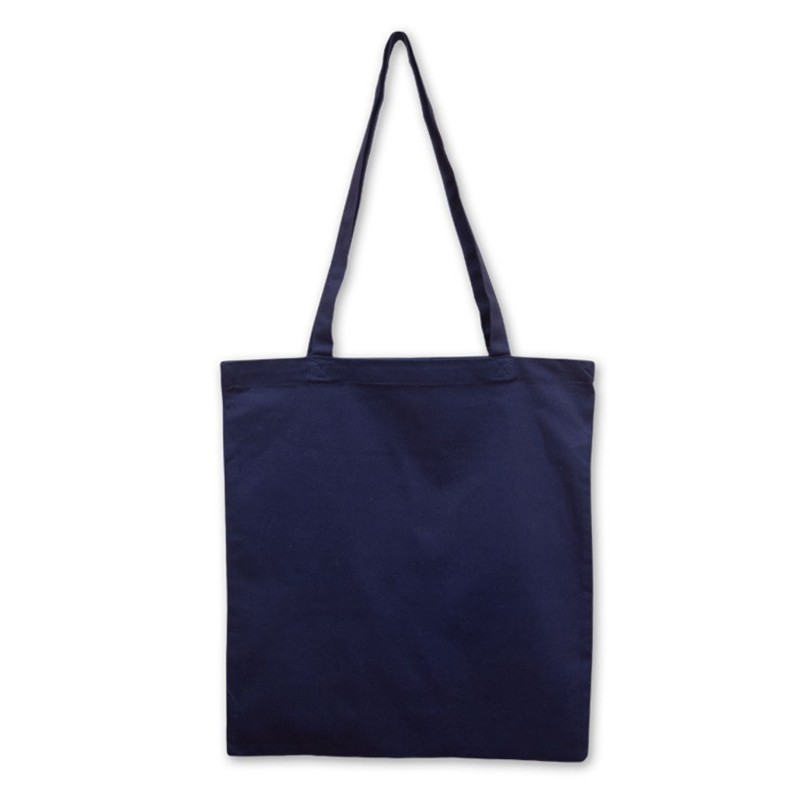 Bavlněná taška modrá 135 gr - 38x42 cm