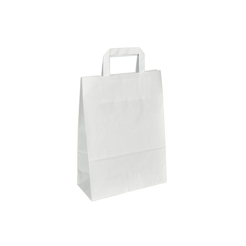 Papírová taška bílá ExtraKRAFT 24x11x33