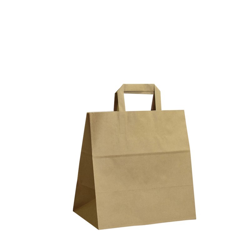 Papírová taška hnědá Takeaway 26x17x25