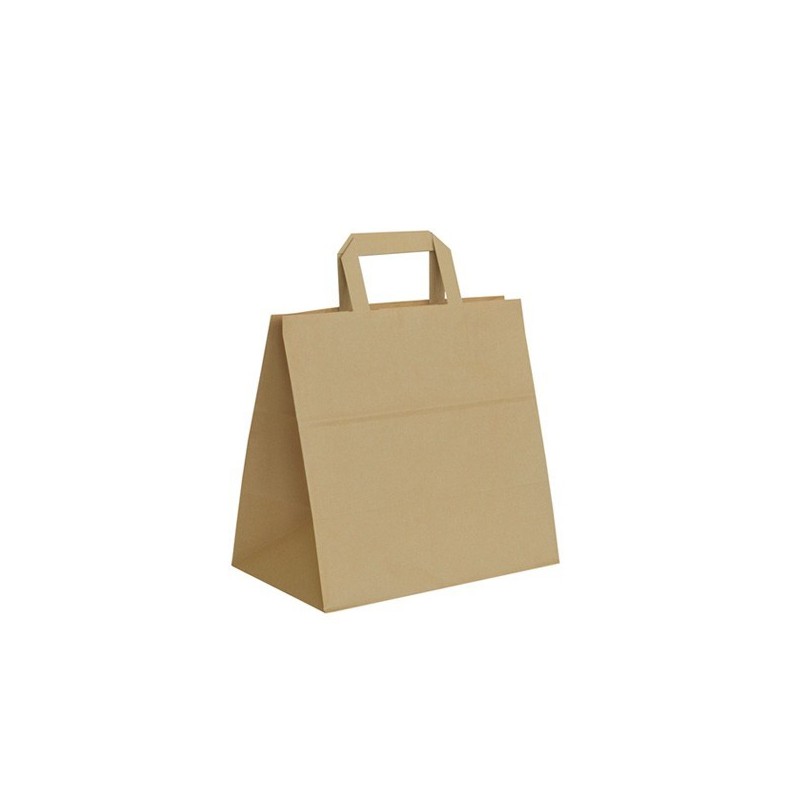 Papírová taška hnědá Takeaway 28x17x27